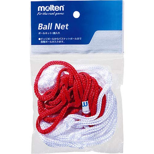 ・白×赤 BNDXR・素材:ポリプロピレン・カラー:白×赤・仕様:1個用・製造国:台湾製ボール収納用ネット バスケットボール7号球まで収納可能