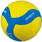 ミカサ(MIKASA) 混合バレーボール試合球 5号 黄/青 イエロー/ブルー MVB010-YBL