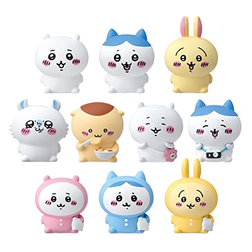 [エンスカイ] ちいかわ ソフビパペットマスコット 10個入りBOXのサムネイル