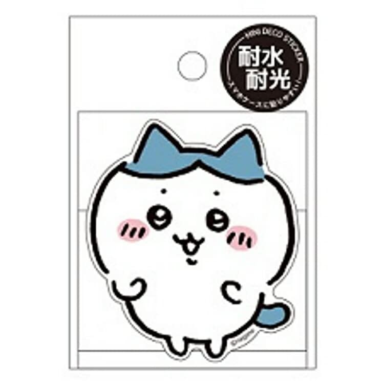 カミオジャパン ちいかわ ミニデコステッカー ハチワレ [054677]のサムネイル