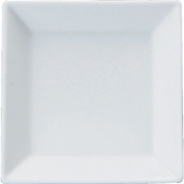 NARUMI(ナルミ) プレート 皿 パティア(PATIA) 13cm ホワイト シンプル スクエア 電子レンジ 食洗機対応 40982-567