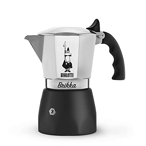 BIALETTI(ビアレッティ) Bialettiブリッカ 4カップ用 直火式 (コーヒーメーカー エスプレッソメーカー マキネッタ)