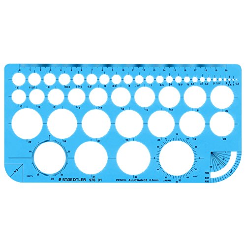ステッドラー(STAEDTLER) テンプレート 円定規 1枚 976 01