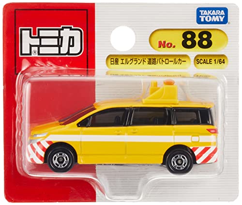 タカラトミー『 トミカ No.88 日産 エルグランド 道路パトロールカー (ブリスターパッケージ) 』 ミニカー 車 おもちゃ 3歳以上 ブリ