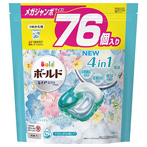 Rakuten - P&G ボールド ジェルボール 爽やかフレッシュフラワーサボンの香り 詰め替え用 75個