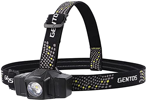 楽天NRFオンラインショップGENTOS（ジェントス） LED ヘッドライト 小型 単3電池式 90ルーメン GD-102D 登山 釣り