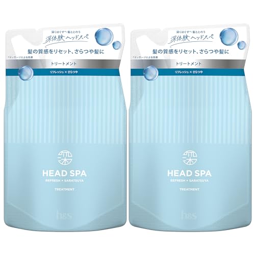 h&s(エイチアンドエス) 深体験ヘッドスパ リフレッシュ×さらつや トリートメント 詰め替え×2 