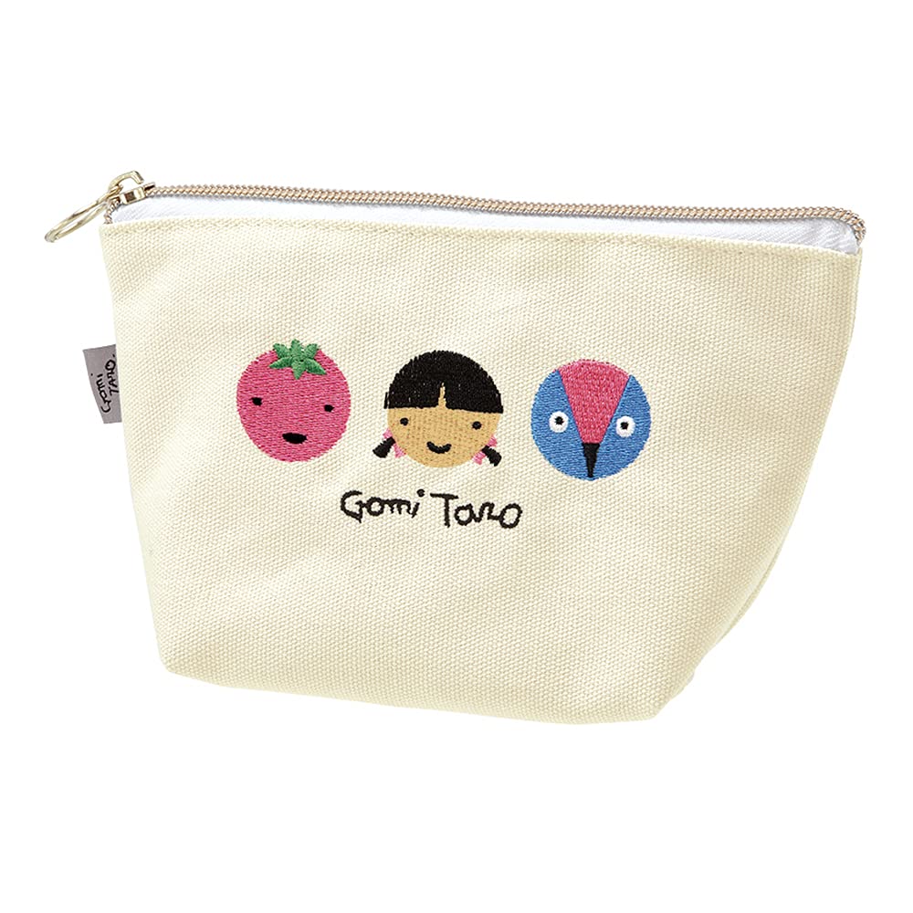 学研ステイフル 五味太郎 ポーチ 刺繍ポーチ M かお H18033