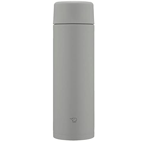 象印マホービン(ZOJIRUSHI) 水筒 シームレスせん 480ml スクリュー ステンレスマグ ミディアムグレー せんとパッキン一体化 お手