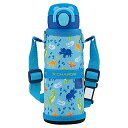 象印マホービン(ZOJIRUSHI) 水筒 紐つきキッズマグ 子供用 通園通学 ステンレスマグ シームレスせん ワンタッチ 480ml ダイナソ(3)