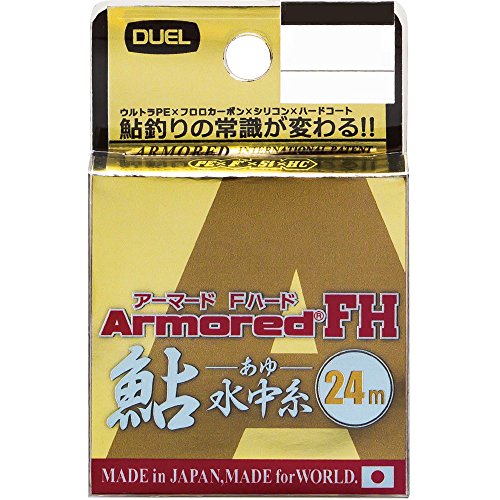 DUEL(デュエル) PEライン 0.1号 アーマード FH 鮎 水中糸 24m0.1号 GYB ゴールデンイエロー+ブルー 鮎 H4135-G