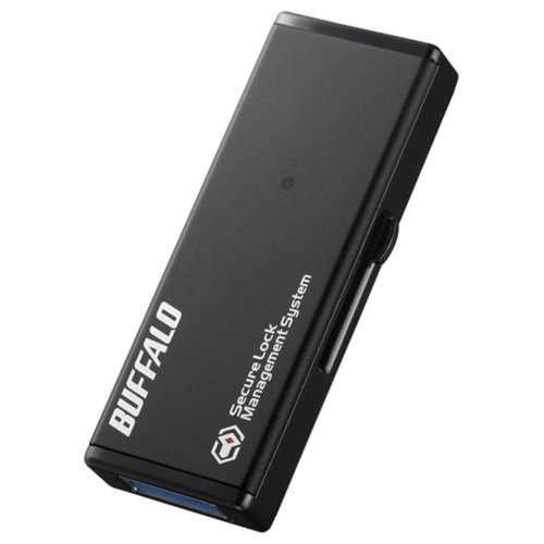 BUFFALO ハードウェア暗号化機能搭載 管理ツール対応 USB3.0 セキュリティーUSBメモリー 8GB RUF3-HS8G