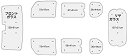 ボンフォーム(BONFORM) 車中泊シェード N-VAN専用 8枚セット 取付簡単 車種別専用 収納袋付き UVカット M4-68・8枚セット