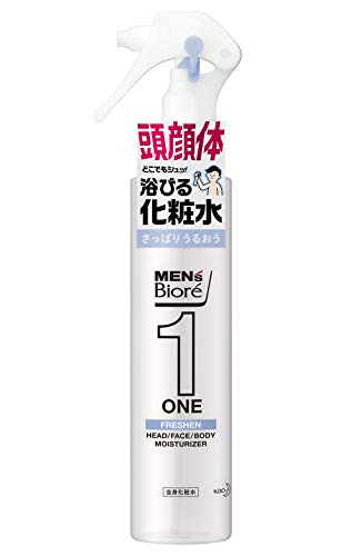 メンズビオレ ワン (ONE) 全身化粧水 スプレー さっぱりうるおうタイプ 本体 150ml 《 頭 ・ 顔 ・ 体 に使える 全身用化粧水