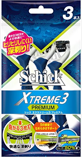 Schick(シック) シック Schick エクストリーム3 3枚刃プレミアム (3本入) Schick(シック) シック Schick エクストリーム3 3枚刃プレミアム (3本入)