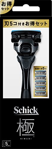 Schick(シック) 極 KIWAMI コンボパック(ホルダー(刃付き)+替刃4コ) 髭剃り カミソリ Schick(シック) 極 KIWAMI コンボパック(ホルダー(刃付き)+替刃4コ) 髭剃り カミソリ