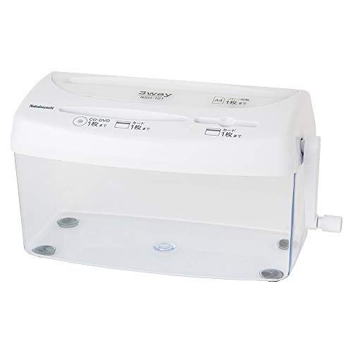 ナカバヤシ クルッキルクロス 3ウェイ ハンドシュレッダ ホワイト Z3011