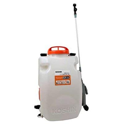 工進(KOSHIN) 18V 2.0Ah 充電式 噴霧器 タンク 15L SLS-15 バッテリー・充電器付 ダイヤフラム ポンプ ..