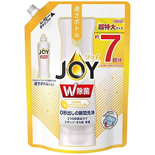 除菌ジョイ コンパクト 食器用洗剤 スパークリングレモンの香り 詰め替え 大容量 960mL