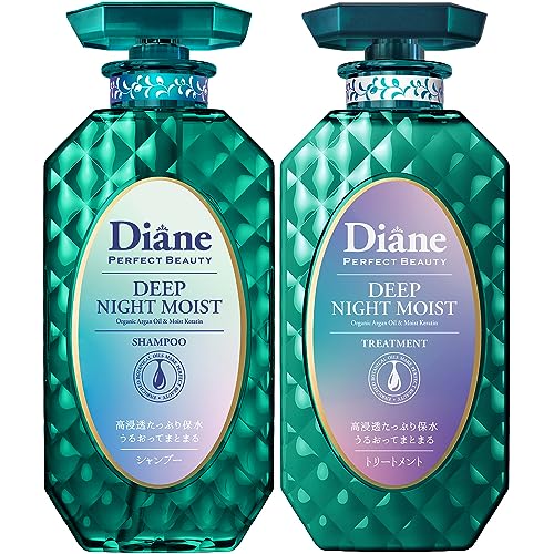 Diane ダイアン シャンプー&トリートメント [ムーンライトベリーの香り] パーフェクトビューティー ディープナイトモイスト セット 450(4)