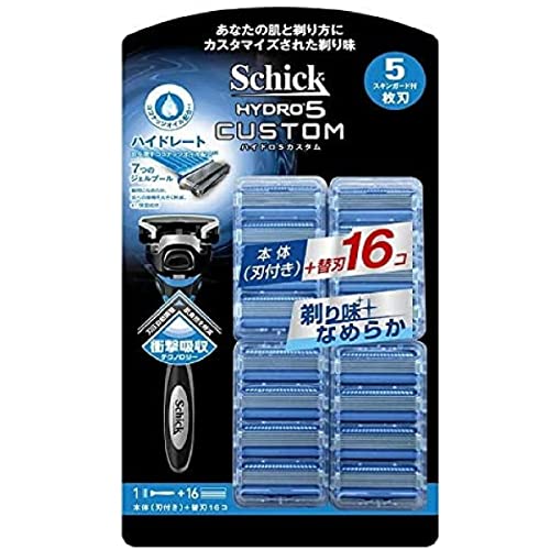 シック ハイドロ5 カスタム 替刃 17個 5枚刃 ひげそり 髭剃り SCHICK HYDRO5 CUSTOM 1個 (x 1) シック ハイドロ5 カスタム 替刃 17個 5枚刃 ひげそり 髭剃り SCHICK HYDRO5 CUSTOM 1個 (x 1)