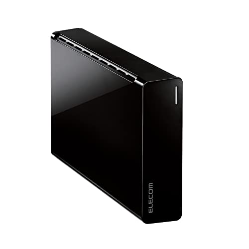 エレコム 外付けHDD ハードディスク 4TB テレビ録画用/Mac/Windowsブラック ELD-HTV040UBKのサムネイル