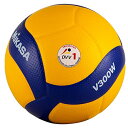 ミカサ(MIKASA) バレーボール 5号 国際公認球 検定球 一般・大学・高校 イエロー/ブルー V300W 推奨内圧0.3(kgf/?)