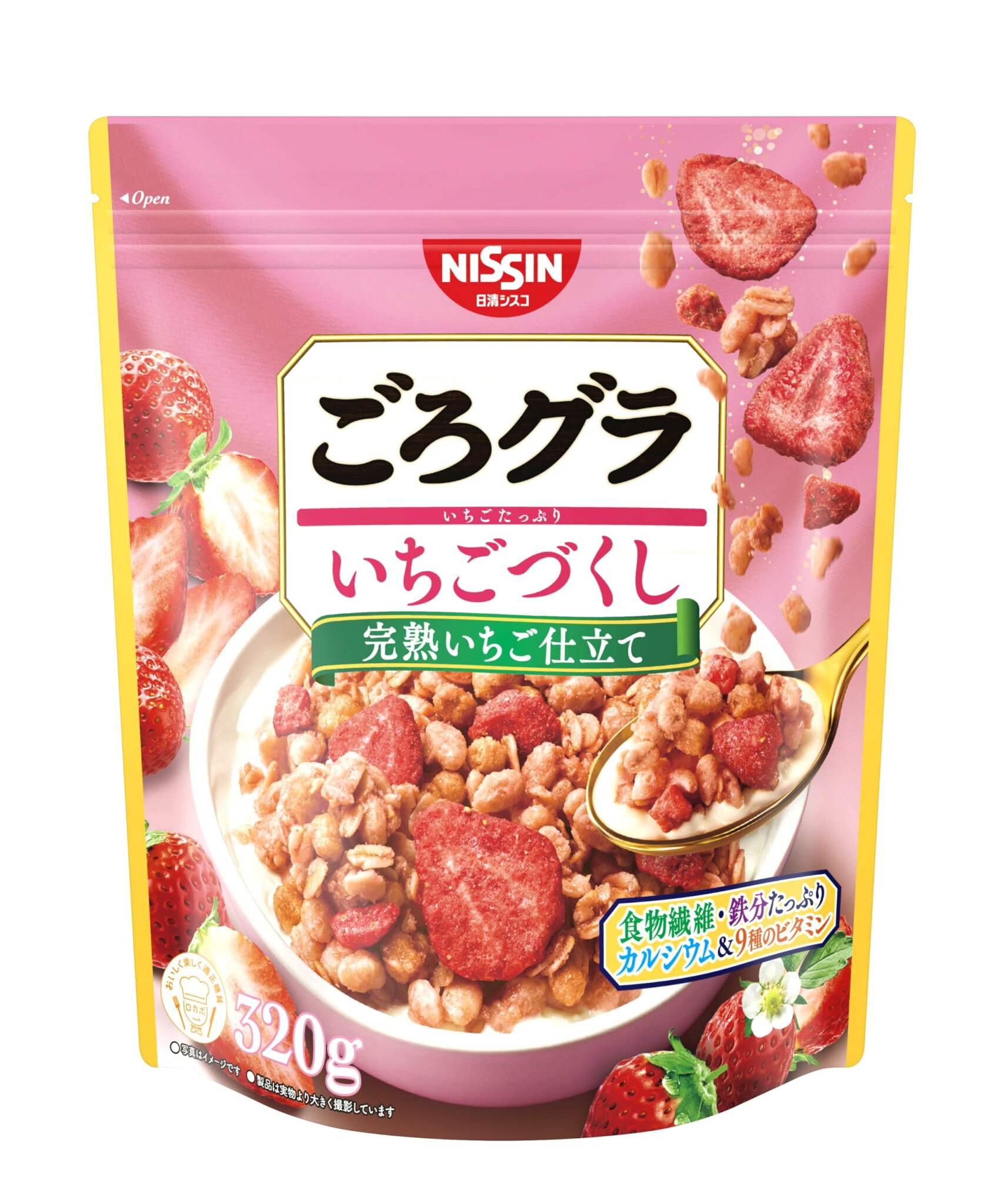 日清シスコ ごろグラ いちごづくし 320g×6袋