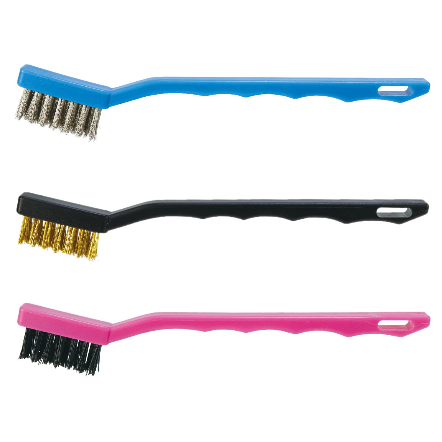 ENGINEER エンジニア ワイヤーブラシ 3本セット 真鍮/ナイロン/ステンレス TZ-12