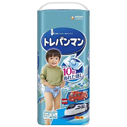 トレーニング専用パンツ ビッグサイズトレパンマン 男の子 オムツ(12~22kg)30枚 トレーニング専用パンツ ビッグサイズトレパンマン 男の子 オムツ(12~22kg)30枚