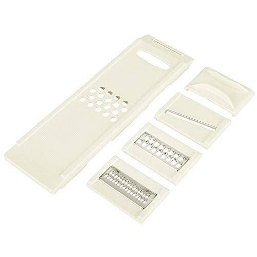 貝印 KAI カセット 式 調理器セット ( スライス・ 千切り ・ツマ 切り ・ 大根おろし ) 指ガード付き wellness DH6505