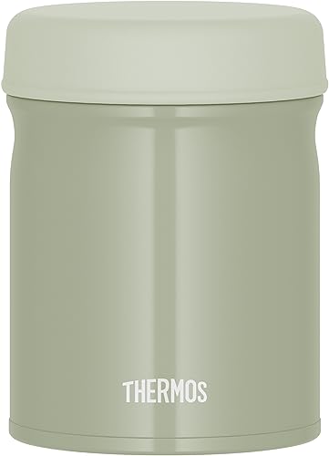 食洗機対応モデル サーモス 真空断熱スープジャー 400ml カーキ 全パーツ食洗機OK 保温保冷 お手入れ簡単 口当たりがやさしい丸口設計 J