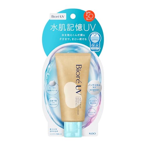 ビオレ UV アクアリッチ 水肌記憶 ウォータリーホールドクリーム 50g 日焼け止め ノンケミカル処方 SPF50 ビオレ UV アクアリッチ 水肌記憶 ウォータリーホールドクリーム 50g 日焼け止め ノンケミカル処方 SPF50