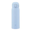 シームレスせん象印マホービン 水筒 480ml ワンタッチマグ 軽量&コンパクト お手入れカンタン 保温・保冷 エアリーブルー SM-WS48-