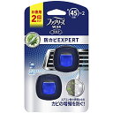 ファブリーズ 消臭 芳香剤 車用 クリップ型 イージークリップ 防カビエキスパート クリスタルアクア2.2mL× 2 個