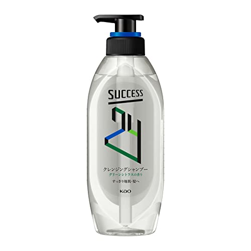 Rakuten - サクセス24 クレンジングシャンプー 爽やかなグリーンシトラスの香り 本体 350ml サロン仕上げ 髪 ・ 地肌 スッキリ