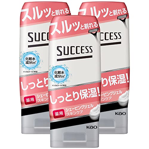 サクセス まとめ買い薬用シェービングジェル スキンケアタイプ 180g×3個セット