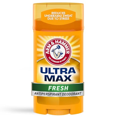 Arm & Hammer Anitperspirantデオドラント、ウルトラマックスインビジブルソリッド、新鮮な香り、2.6オンス