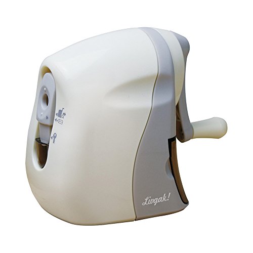 ソニック(Sonic) 鉛筆削り リビガク かるハーフ 手動鉛筆削り アイボリー LV-8070-I