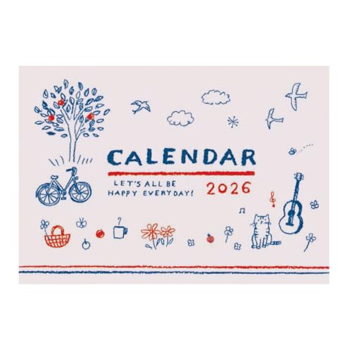 リュリュ 2026 壁掛 イラストライフカレンダー