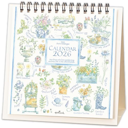 ホールマーク 2026年 カレンダー 卓上 ハーブカタログ 845568