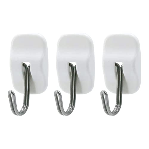 レック(LEC) はがせる 粘着 ハングフック 3個入 耐荷重 500g