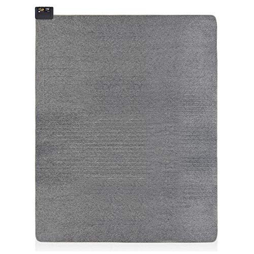 広電(KODEN) 電気カーペット ホットカーペット 本体 235×195cm 3畳 グレイ 消臭 小さく畳める 省エネ 8hOFF 暖房面切換