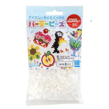 【送料無料】パーラービーズ 単色 5019 とうめい 透明 カワダ 1000ピース アイロン...