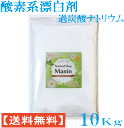 酸素系漂白剤 過炭酸ナトリウム 送料無料 衣類用 10Kg (1Kg×10袋) 漂白剤 粉末