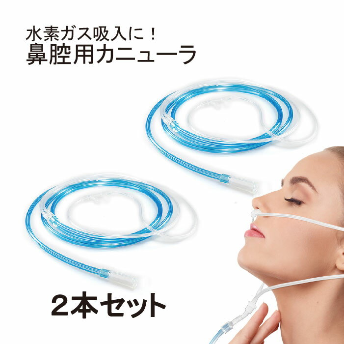 【まとめ買い】 水素ガス生成器 鼻腔用カニューラ 2本パック 日省エンジニアリング製 MyShinTouSui-Jet ダブル水素ボトル Vital Share 共用 純正品 交換用