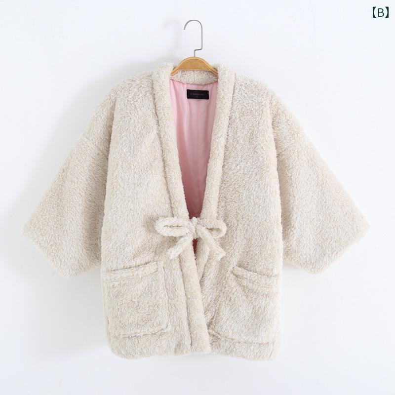 はんてん 半天 ちゃんちゃんこ 防寒 暖かい どてら 半纏 ルームウェア 部屋着 厚手 キルティング コットンジャケット 浴衣 着物 ピンク ベージュ