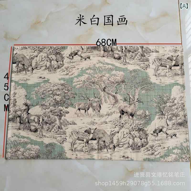 筆巻 書道 習字用 竹製 中国風 ロールアップ式 大容量 筆ケース 携帯用 収納 保護 墨絵 花柄 文房具