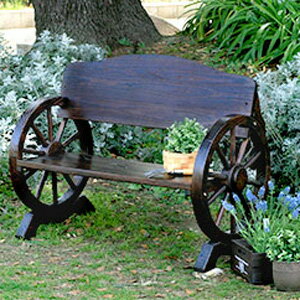 \ページ限定・マジッククロス付/ 【送料無料】 【車輪ベンチ 1100 WB-1100】の通販 カントリー調 ガーデンベンチ 木製ベンチ ウッドベンチ アンティ...