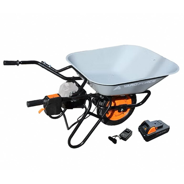 Rakuten - ＼ページ限定・マジッククロス付／ YARDFORCE【送料無料】【YARD FORCE 24V電動アシスト一輪車 CH602-JP】電動一輪車